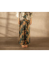 Kinza Trousers Green Floral