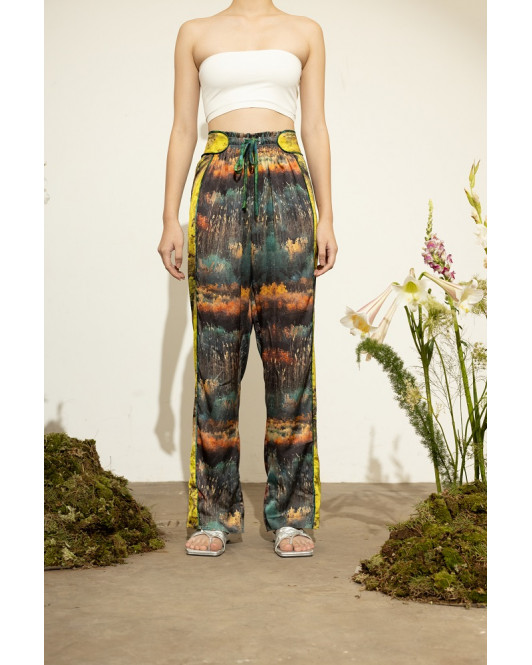 [PRE ORDER] JIAN TROUSERS GOLD FLORAL