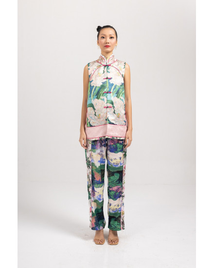 NIU TOP BLUSH MOZAIC