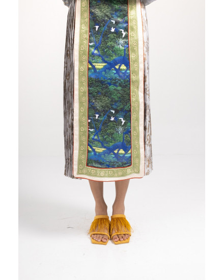 [PRE ORDER] FUMIKO SKIRT BLUE FOREST