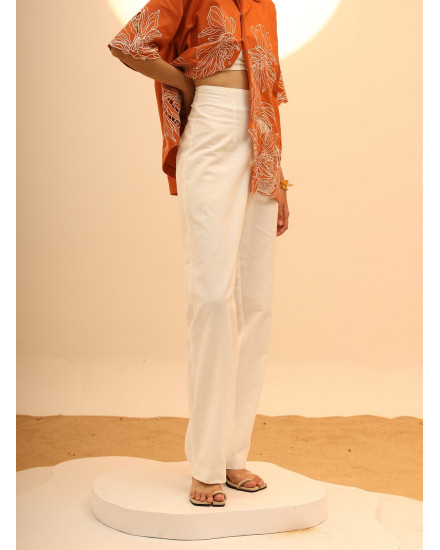 [PRE ORDER] KHANZA TROUSERS IVORY