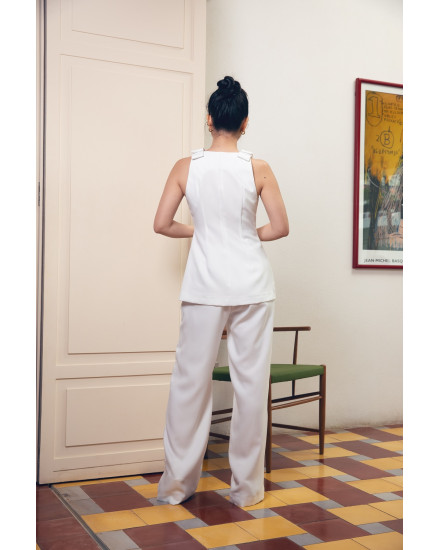 CAROLL TROUSERS WHITE