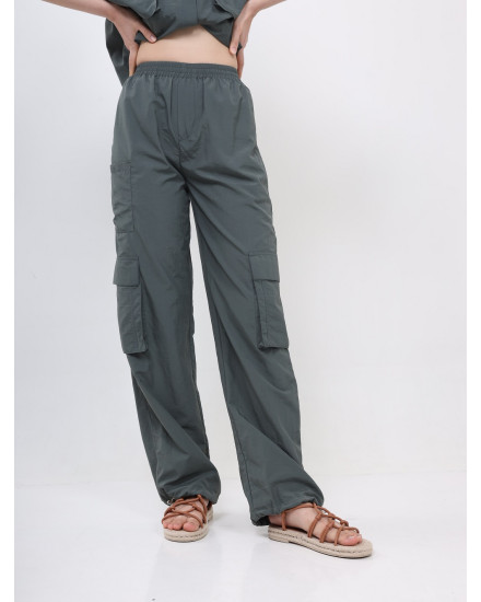 GRISELLE TROUSERS DARK GREEN