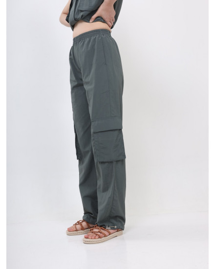 GRISELLE TROUSERS DARK GREEN