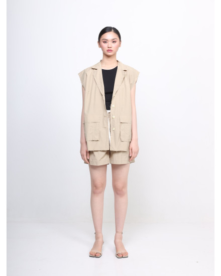 ELLERY VEST BEIGE