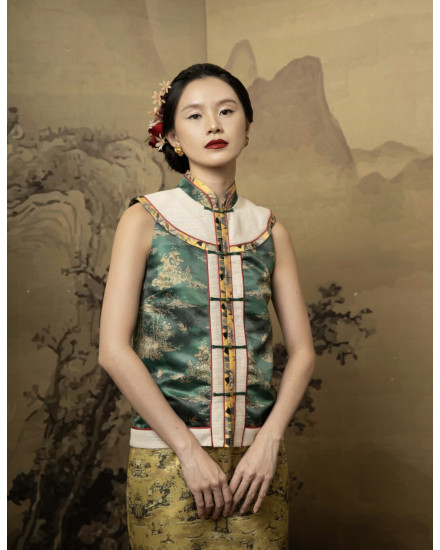 MAYUMI TOP JADE CHINOISERIE