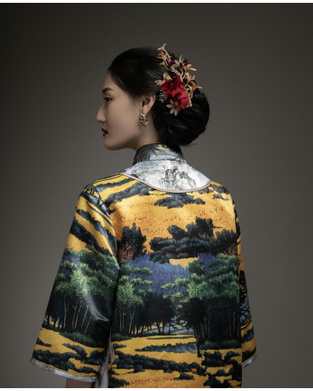 [PRE ORDER] LI WEI TOP YELLOW SCENERY