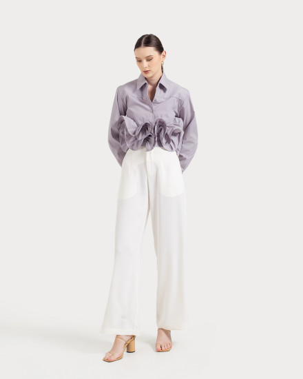 ORLIN II TROUSERS IVORY