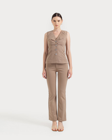 NERINE TOP BEIGE