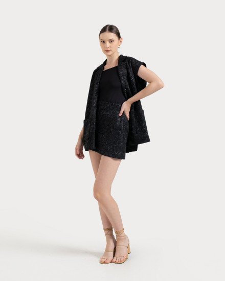 CORI SKIRT BLACK GOLD