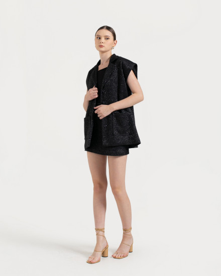CORI SKIRT BLACK GOLD
