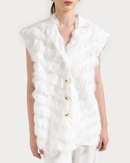 ELEXIS VEST IVORY