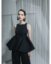 FLORA TOP BLACK