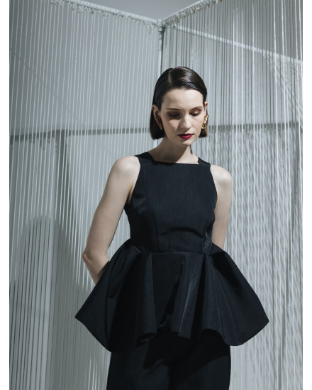 FLORA TOP BLACK
