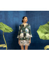 [PRE ORDER] MISAKI TOP GREEN FLORAL