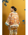 [PRE ORDER] FU LU TOP BURNT YELLOW CHINOISERIE