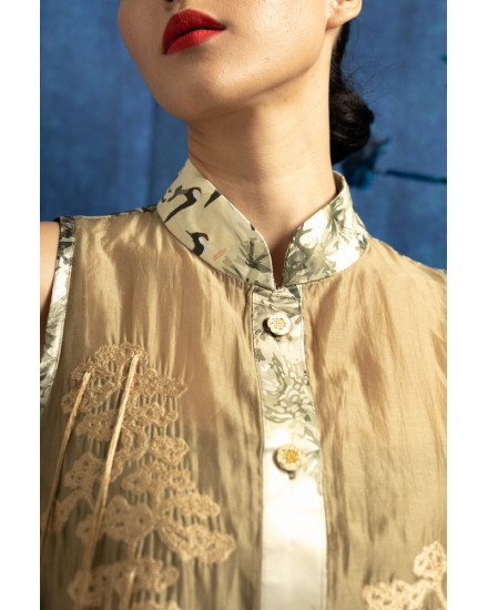 [PRE ORDER] ERUNA TOP SILVER CHINOISERIE
