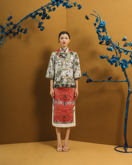 TANAKA TOP SILVER CHINOISERIE
