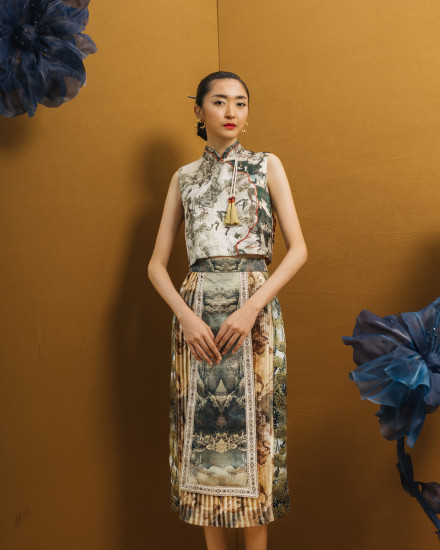 REN TOP SILVER CHINOISERIE