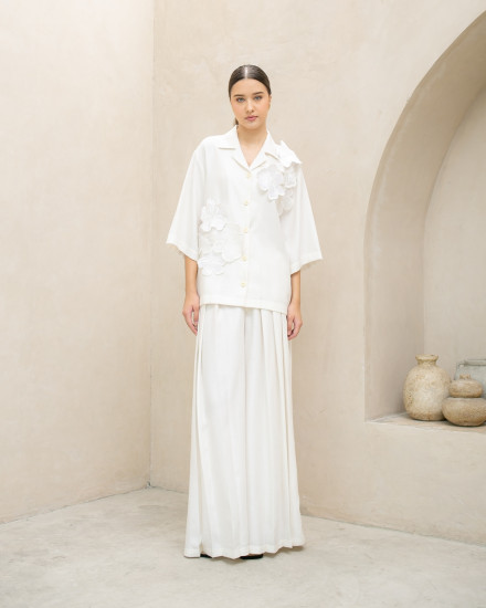 [PRE ORDER] ELEANOR TROUSERS IVORY