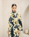 [PRE ORDER] SABIRRA DRESS GOLD FLORAL