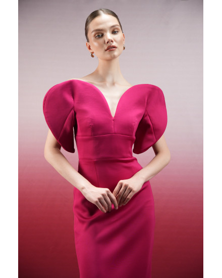 FREYA DRESS MAGENTA