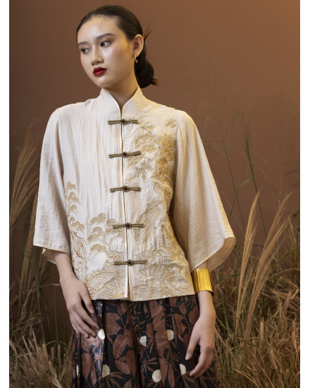 [PRE ORDER] CHIZU TOP KHAKI