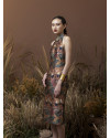 [PRE ORDER] FU RONG DRESS BRONZE CHINOISERIE