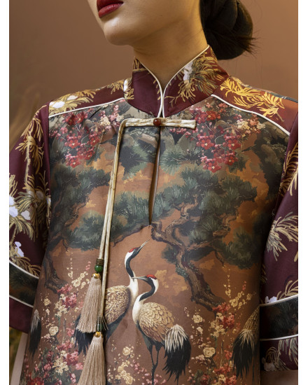 [PRE ORDER] KIREI DRESS BRONZE CHINOISERIE