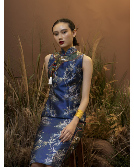 [PRE ORDER] LIZHI DRESS BLUE