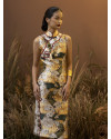 LIZHI DRESS YELLOW FLORAL