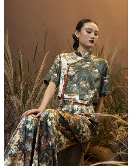 [PRE ORDER] YUME TOP GREEN TWIG