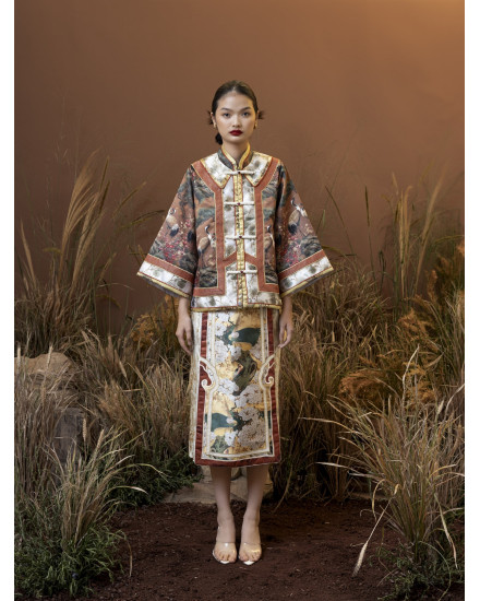 FULU II TOP BRONZE CHINOISERIE