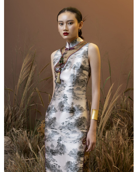 LIZHI DRESS BEIGE