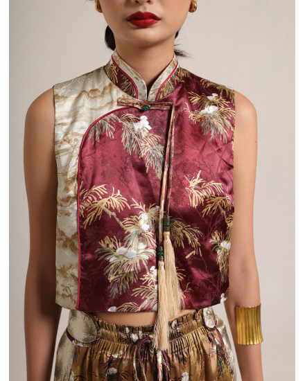 [PRE ORDER] ENMEI TOP MAROON TWIG