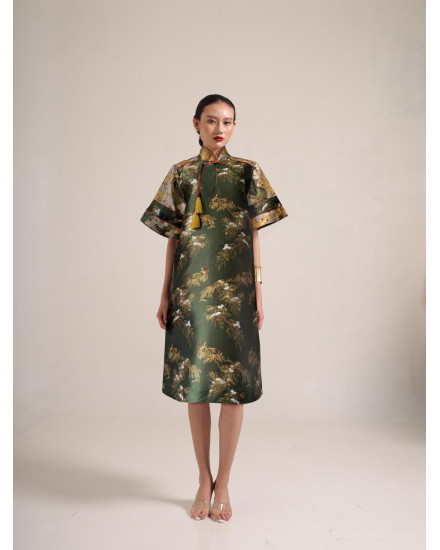 [PRE ORDER] KIREI DRESS BRONZE CHINOISERIE