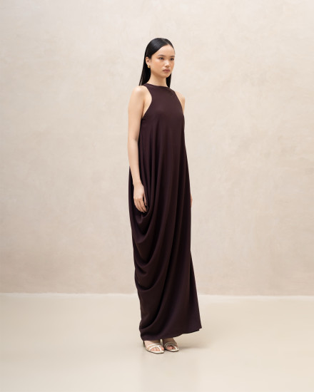 SORA DRESS MAHOGANY