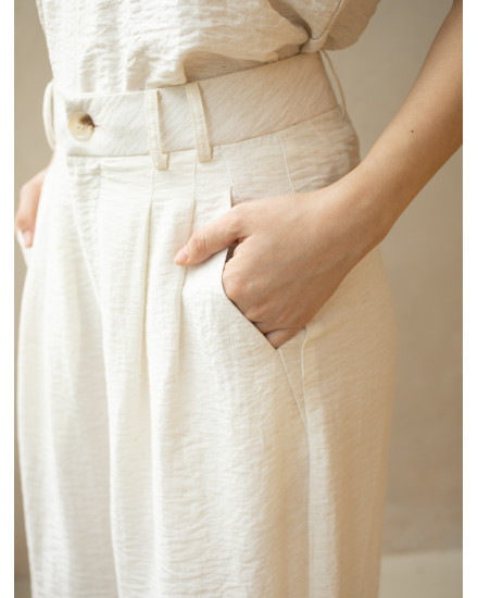 JOANA TROUSERS IVORY